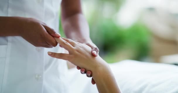 Spa Mains Femmes Avec Massage Pour Détendre Bien Être Soins — Video