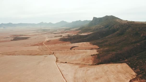 Naturaleza Paisaje Dron Montaña Para Agricultura Medio Ambiente Natural Ecología — Vídeo de stock