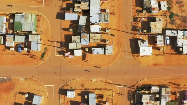 Obytná Městská Městská Infrastruktura Dronem Leteckým Výhledem Komunitním Městským Prostředím — Stock video