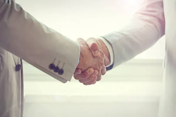 Handshake Business People Agreement Partnership Networking Thank You Recruitment Coworkers — Stock Photo, Image