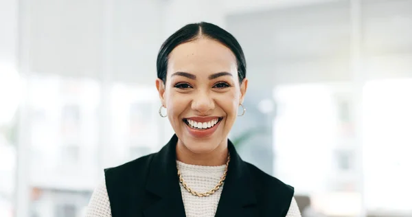 Szczęśliwy Księgowy Portret Kobiety Biznesu Agencji Finansowej Startup Lub Biuro — Zdjęcie stockowe