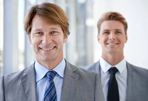 Happy Team Portrait Business People Confidence Suit Employee Corporate Company — Stock Photo, Image