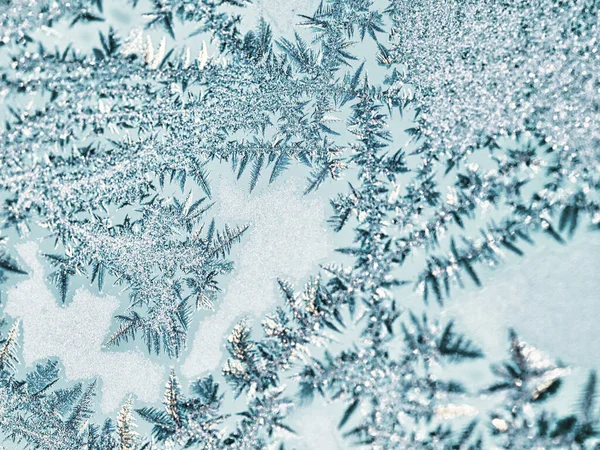Ice Crystals Frozen Winter Closeup Nature Environment Global Warming Climate — Stock Photo, Image