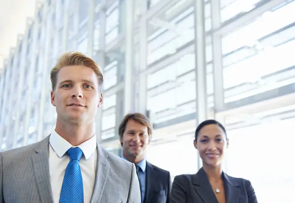 Businessman Portrait Confidence Career Lawyers Pride Profession Business People Teamwork — Stock Photo, Image