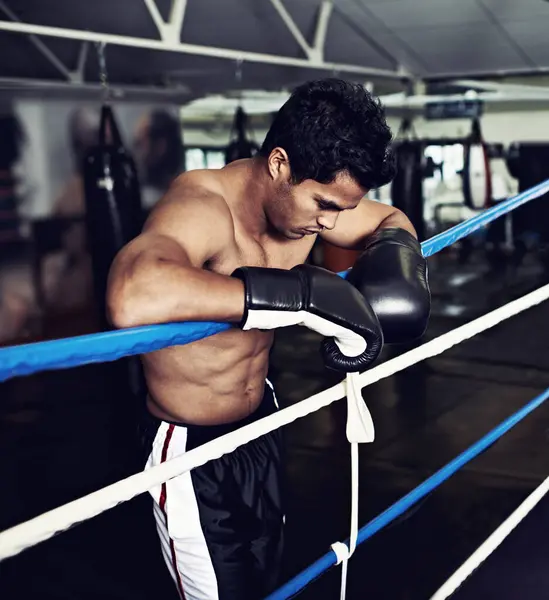 Deportes Break Boxeador Hombre Gimnasio Para Ejercicio Entrenamiento Entrenamiento Combate —  Fotos de Stock