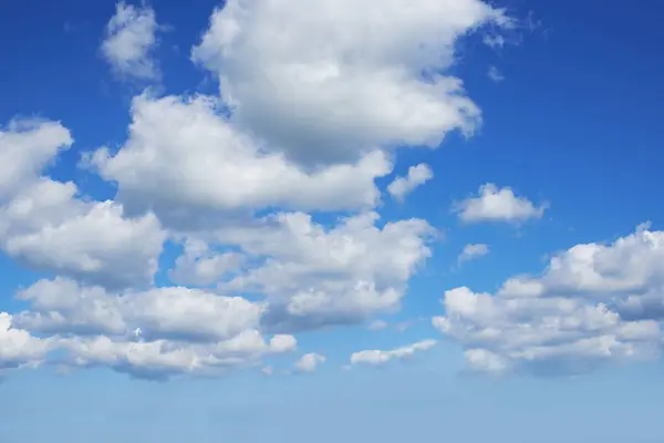 Blue sky, cloud and nature with weather or outdoor climate of natural scenery in the air. Landscape with clean ozone, view or skyline of heaven, condensation or clear cloudy day in the atmosphere.