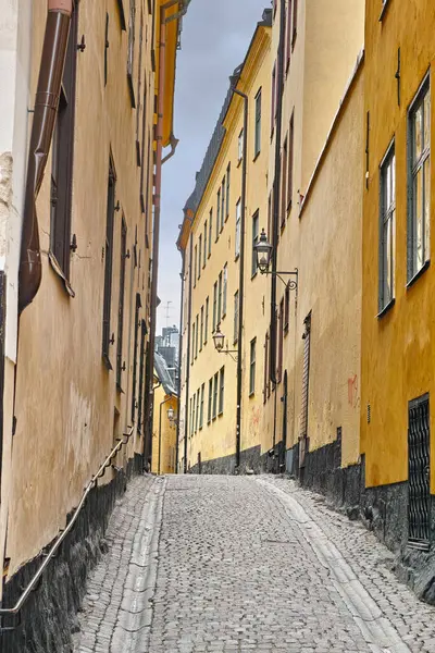 Путешествия Архитектура Улица Винтажном Стиле Историей Культурой Местом Отдыха Швеции — стоковое фото