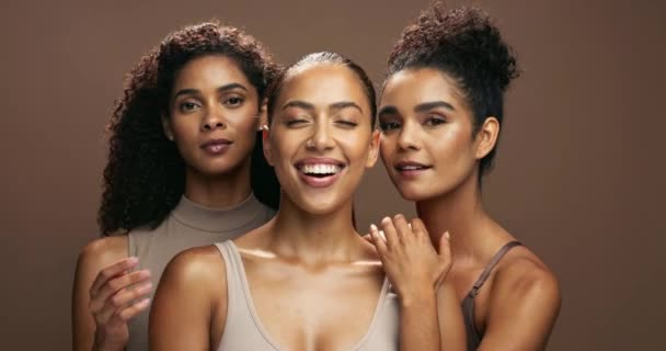 Face Женщины Косметология Студии Красоты Skincare Включением Поддержки Хорошего Самочувствия — стоковое видео