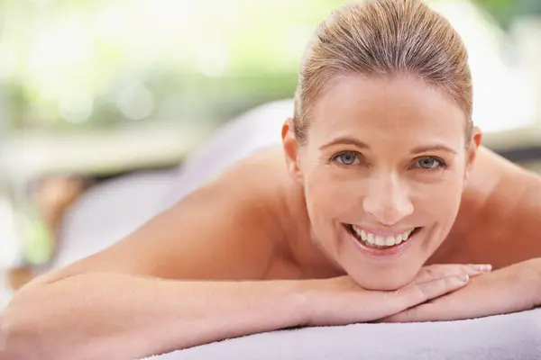 Woman Portrait Spa Luxury Massage Wellness Zen Resort Tropical Holiday Royalty Free Stock Photos
