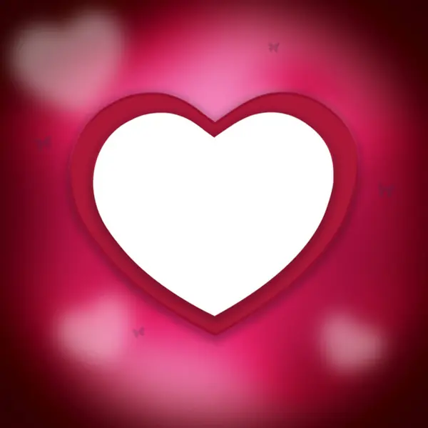 Grafika Makieta Serce Jako Symbol Miłości Wsparcia Emocjonalnego Połączenia Przestrzeni — Zdjęcie stockowe