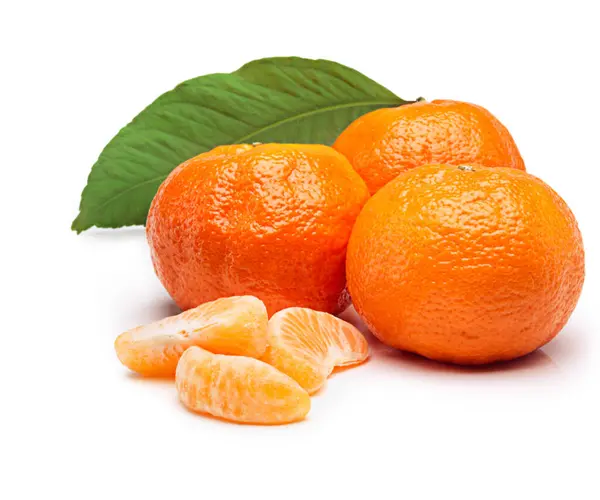 Mandarino Frutta Fetta Studio Prodotti Freschi Vitamina Nutrizione Sana Fondo — Foto Stock