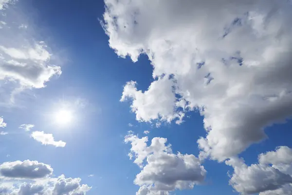 Sun Cloud Blue Sky Heaven Nature Hope Faith Natural Outdoor — Stock Photo, Image