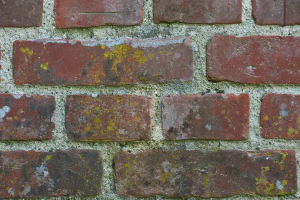 Building Old Closeup Red Brick Wall Texture Background Pattern Exterior Stock Picture