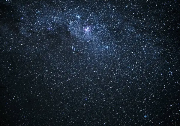 Sky Dark Galaxy Stars Outer Space Black Background Astronomy Universe Stockfoto