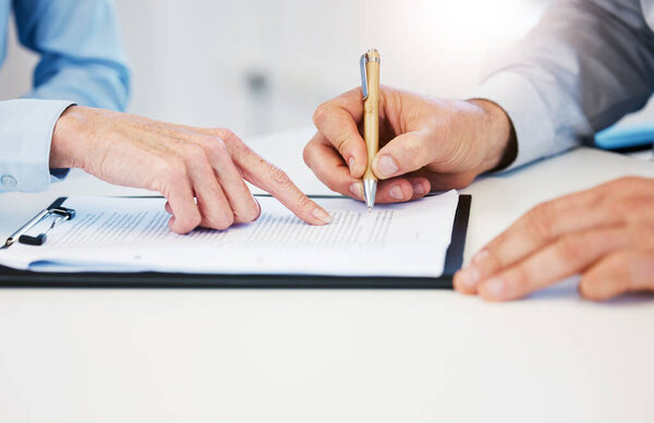 Documentos Firma Manos Las Personas Con Contrato Acuerdo Legal Información — Foto de Stock