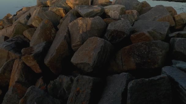 エリザベス城 セント ヘリア ジャージーのショットを明らかにする — ストック動画