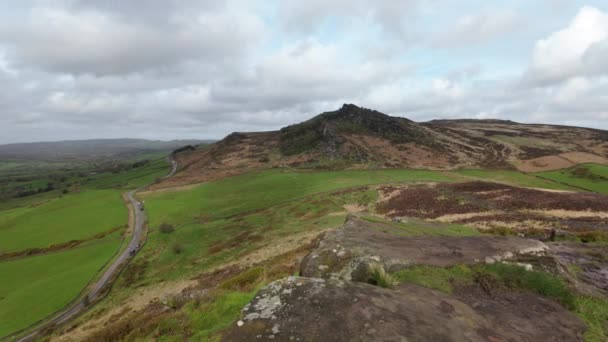 Paysage Rural Royaume Uni Installe Dans Parc National Peak District — Video