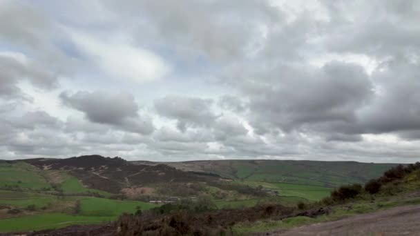 ピーク地区国立公園のローチ スタッフォードシャー イギリス イギリス — ストック動画