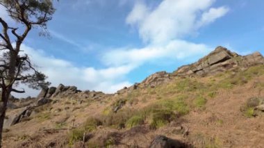 İngiltere 'nin Staffordshire, İngiltere' deki Peak District Ulusal Parkı 'nda İngiliz kırsalının çekimini yapıyoruz..