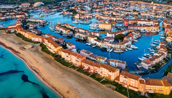 Port Grimaud Kota Tepi Laut Dekat Tropez Provence Prancis Dikenal — Stok Foto