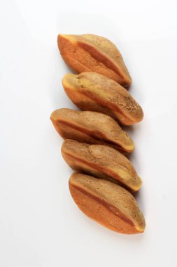 Pukis Endonezya 'da popüler bir geleneksel çerezdir. Bu abur cubur Jajanan Pasar 'ın bir varyasyonudur. Boşluğu Beyaz Arkaplanda Kopyala