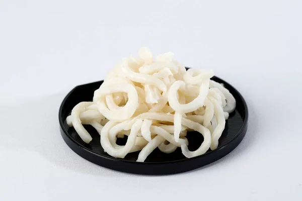 Udon Ιαπωνικό Κρύο Noodle Απομονωμένο Λευκό — Φωτογραφία Αρχείου