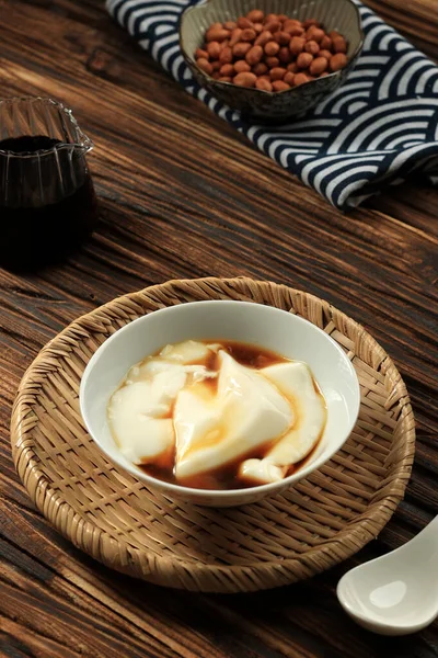 Jimami Peanut Tofu with Liquid Palm Sugar, Okinawa Japanese Pudding