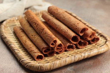 Çin Yeni Yılı için Çin Waffle Yuvarlağı Kapatın