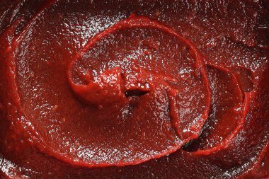 Gochujang mayalanmış Kore biber ezmesi. Gıda Arkaplanı, Kapat 