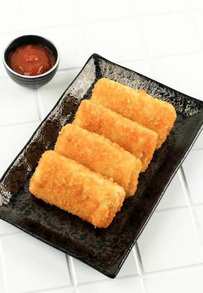 American Risoles Risoles Mayo Indonesian Traditional Snack Filled Smoked Beef — Stok Foto