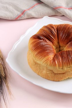 Wool Roll Ekmeği, Ev yapımı Japon Brioche Hokkaido Shokupan Süt Ekmeği Woo Gibi Güzel Dokulu