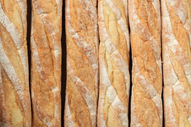 Fransız Bagetlerinin Tam Çerçeve Çekimi Yakından