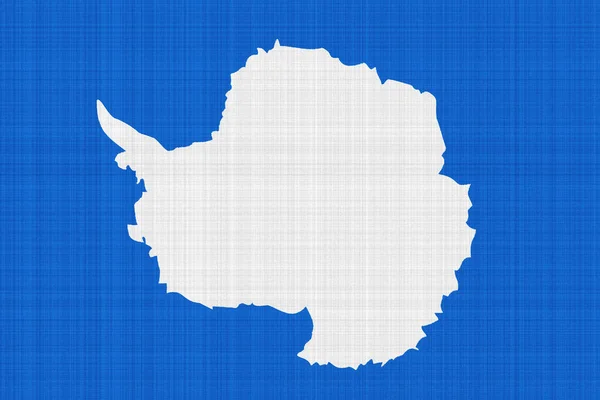 Bandeira Mais Utilizada Antártida Mapa Continente Bandeira Antártida Sobre Textura — Fotografia de Stock