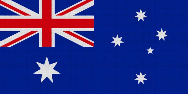 Bandeira Australiana Textura Colagem Conceitos — Fotografia de Stock