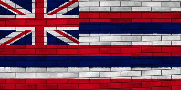 ハワイの旗のテクスチャです コンセプトコラージュ — ストック写真