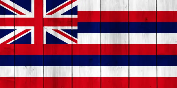 Bandeira Havaiana Textura Colagem Conceitos — Fotografia de Stock