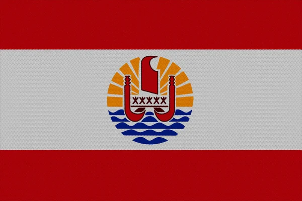 纹理上的法属波利尼西亚国旗 概念拼贴 — 图库照片