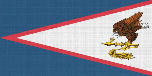 Американський Прапор Самоа Текстурі Концепція Колажу — стокове фото