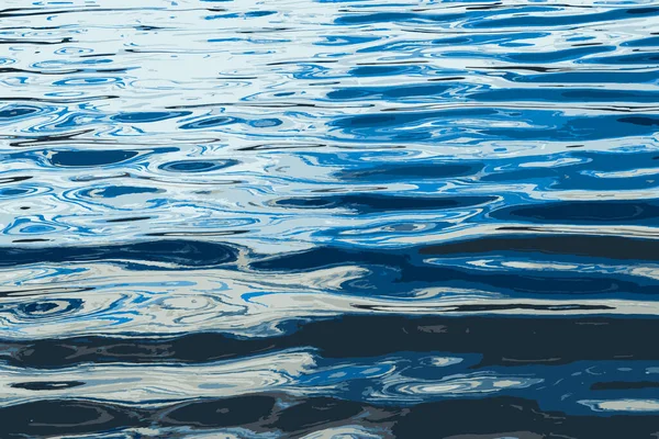 Ілюстрація Водного Хвилястого Текстури Фону Хвиляста Поверхня Води Під Час — стокове фото