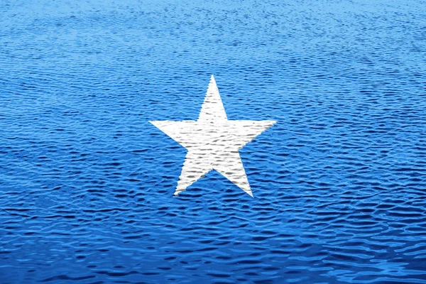 Bandera Somalia Fondo Texturizado Concepto Collage —  Fotos de Stock