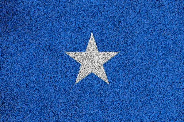 Bandiera Della Somalia Sfondo Strutturato Collage Concettuale — Foto Stock