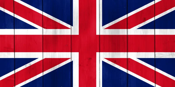 Прапор Великої Британії Текстурованому Тлі Концепція Колажу — стокове фото