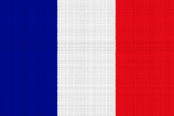 Zászló Franciaország Egy Texturált Háttérrel Koncepció Kollázs — Stock Fotó