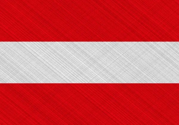 Flaga Austrii Teksturowanym Tle Kolaż Koncepcyjny — Zdjęcie stockowe
