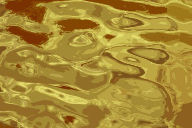 Illustration of water ripple texture background. Wavy water surface during sunset, golden light reflecting in the water.