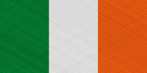 Flagga Irland Strukturerad Bakgrund Begreppscollage — Stockfoto