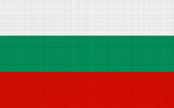 Флаг Болгарии Текстурированном Фоне Концепция Коллажа — стоковое фото