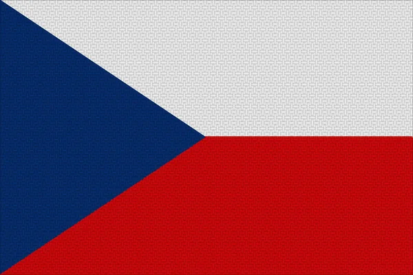 Bandiera Della Repubblica Ceca Sfondo Strutturato Collage Concettuale — Foto Stock