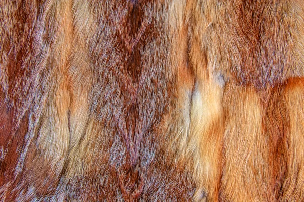 Fox Szőrme Közeledik Vöröshajú Állat Szőrme Háttér Szőrme Halom Textúra — Stock Fotó