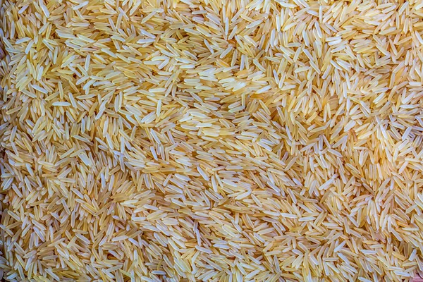 長い穀物の背景には 炊きたての米 背景や食感としての米の雑穀 — ストック写真